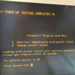 MV/9600 Power Up